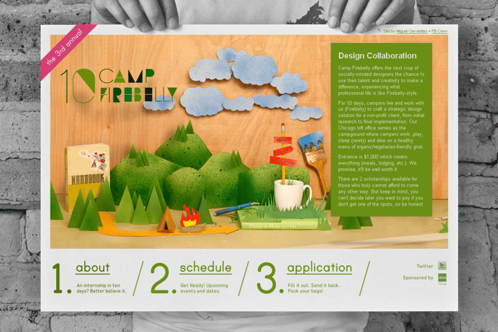 Camp Firebelly 2010 website preview